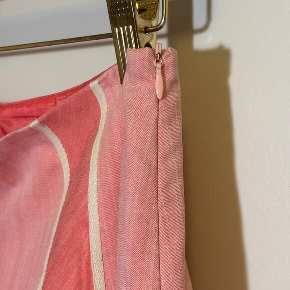 Tristan & Iseut Pink Flared Skirt - Women's Size Medium - Picture 6 of 8